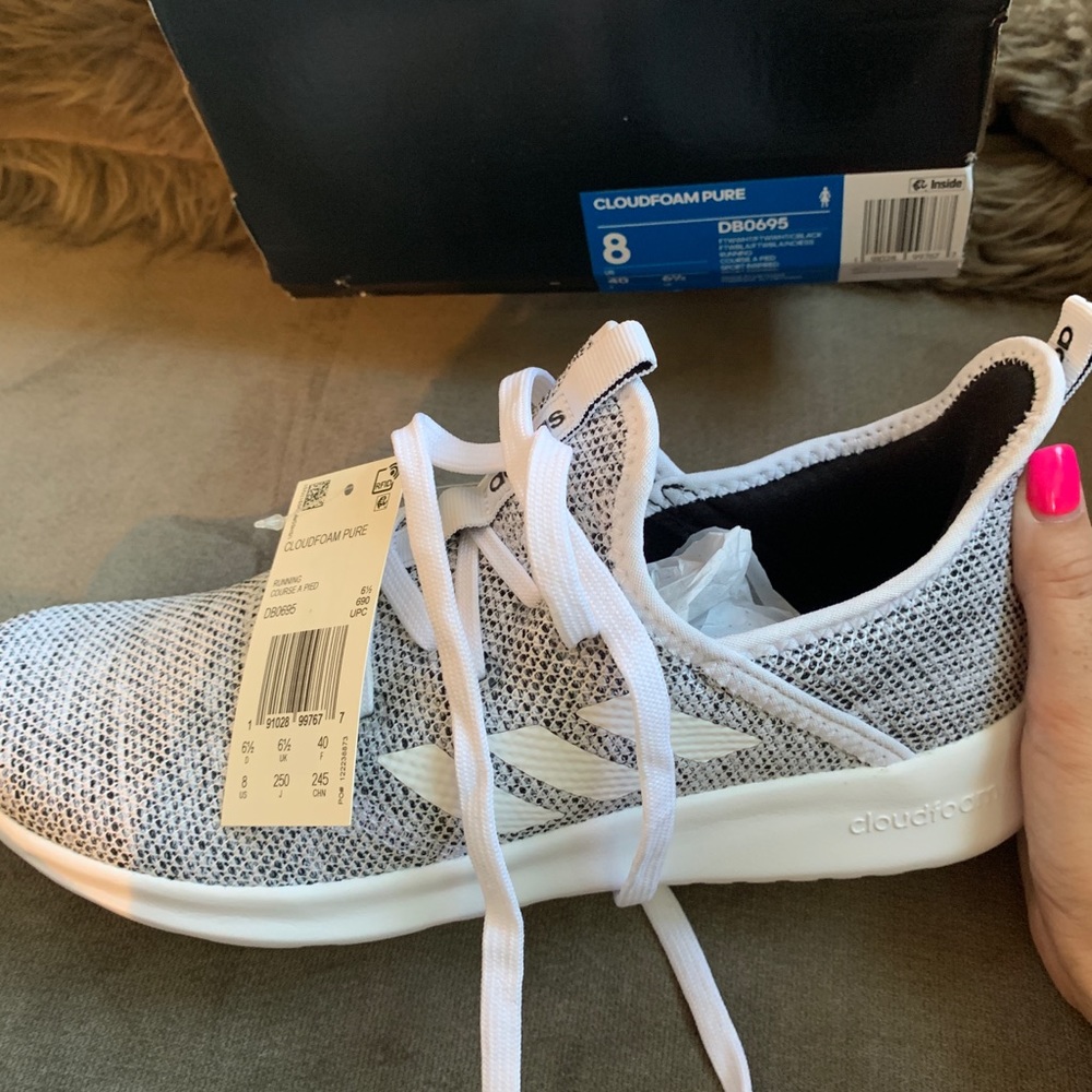 Adidas Cloudfoam Pure Running Shoes - New With Tag